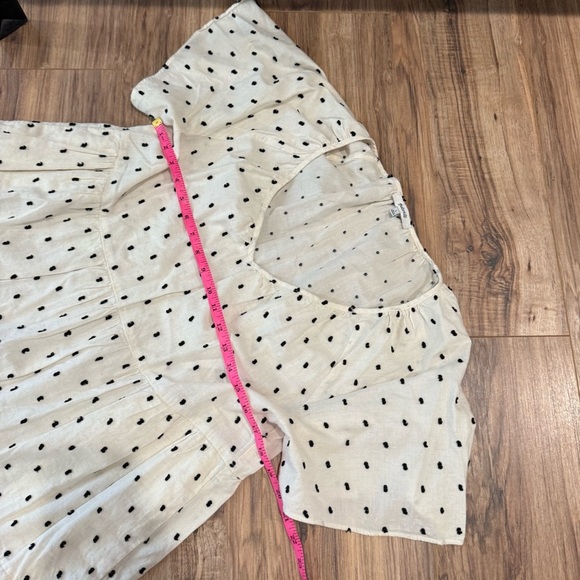 Madewell Lorelei Mini Dress in Clip Dot  Polka Dot Short Sleeve Dress - Picture 9 of 11